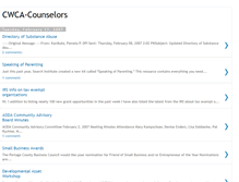 Tablet Screenshot of cwca-counselors.blogspot.com