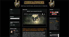 Desktop Screenshot of metalnotice.blogspot.com