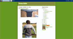 Desktop Screenshot of paveeknits.blogspot.com