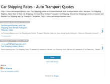 Tablet Screenshot of carshippingquotes.blogspot.com