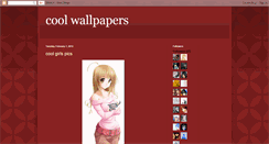 Desktop Screenshot of cool-wallpapers4u.blogspot.com