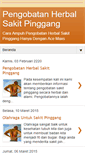 Mobile Screenshot of pengobatanherbalsakitpinggang99.blogspot.com