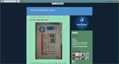 Desktop Screenshot of everylittledropcounts.blogspot.com