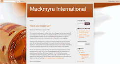 Desktop Screenshot of mackmyrainternational.blogspot.com