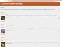 Tablet Screenshot of mackmyrainternational.blogspot.com