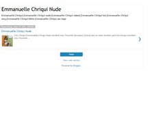 Tablet Screenshot of emmanuelle-chriquinude.blogspot.com