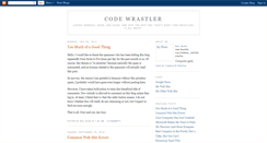 Desktop Screenshot of codewrastler.blogspot.com