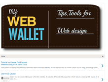 Tablet Screenshot of mywebwallet.blogspot.com