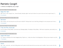 Tablet Screenshot of patrioticcowgirl.blogspot.com