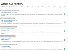 Tablet Screenshot of motorcarprofits.blogspot.com
