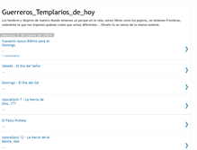 Tablet Screenshot of guerrerostemplariosdehoy.blogspot.com