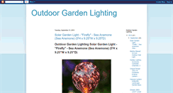 Desktop Screenshot of outdoorgardenlightingstore.blogspot.com