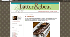 Desktop Screenshot of batterandbeat.blogspot.com