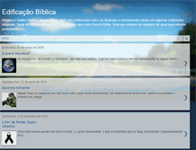 Tablet Screenshot of edificacaobiblica.blogspot.com