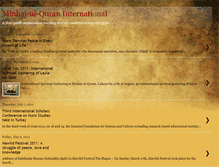 Tablet Screenshot of minhaj-ul-quraninternational.blogspot.com