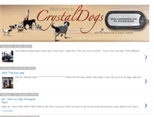 Tablet Screenshot of crystal-dogblog.blogspot.com