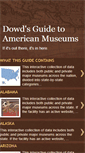 Mobile Screenshot of americanmuseumsguide.blogspot.com
