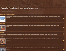 Tablet Screenshot of americanmuseumsguide.blogspot.com