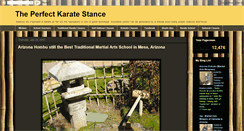 Desktop Screenshot of karate-stances.blogspot.com