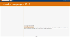 Desktop Screenshot of charicepempengco2010.blogspot.com