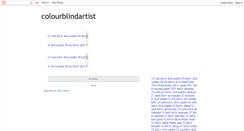 Desktop Screenshot of colourblindartist.blogspot.com