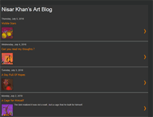 Tablet Screenshot of khansart.blogspot.com