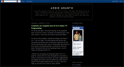 Desktop Screenshot of addie-granth.blogspot.com