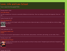 Tablet Screenshot of lovelifeandlawschool.blogspot.com