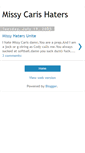 Mobile Screenshot of missycarishaters.blogspot.com