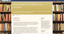 Desktop Screenshot of journalingtheweightlossjourney.blogspot.com