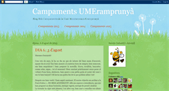 Desktop Screenshot of campamentsume.blogspot.com