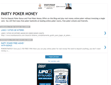 Tablet Screenshot of party-poker-money.blogspot.com