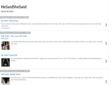 Tablet Screenshot of hesaidshesaidlive.blogspot.com