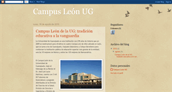Desktop Screenshot of campusleonug.blogspot.com