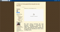 Desktop Screenshot of fundamentosbasicosderedes.blogspot.com