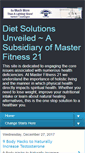 Mobile Screenshot of dietsolutionunveiled.blogspot.com