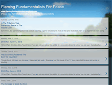 Tablet Screenshot of flamingfundamentalist.blogspot.com