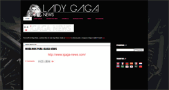 Desktop Screenshot of newsladygaganews.blogspot.com