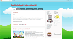 Desktop Screenshot of egylepesegyutt.blogspot.com