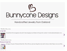 Tablet Screenshot of bunnyconedesign.blogspot.com