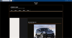 Desktop Screenshot of hybridcarspicture.blogspot.com