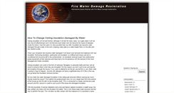 Desktop Screenshot of firewaterdamagerestoration.blogspot.com