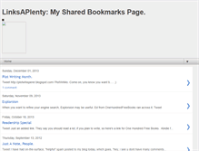 Tablet Screenshot of linksaplenty.blogspot.com
