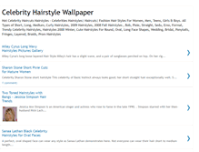 Tablet Screenshot of celebrityhairstylewallpaper.blogspot.com