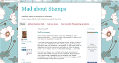 Desktop Screenshot of madaboutstamps.blogspot.com