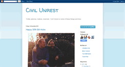 Desktop Screenshot of civilunrestblog.blogspot.com