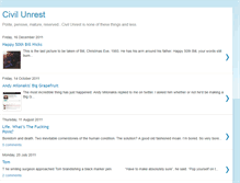 Tablet Screenshot of civilunrestblog.blogspot.com