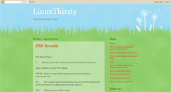 Desktop Screenshot of linuxthirsty.blogspot.com