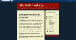 Desktop Screenshot of hnuhawkcast.blogspot.com