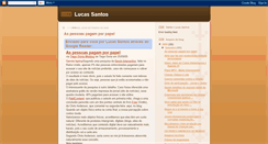 Desktop Screenshot of lucassantosblog.blogspot.com